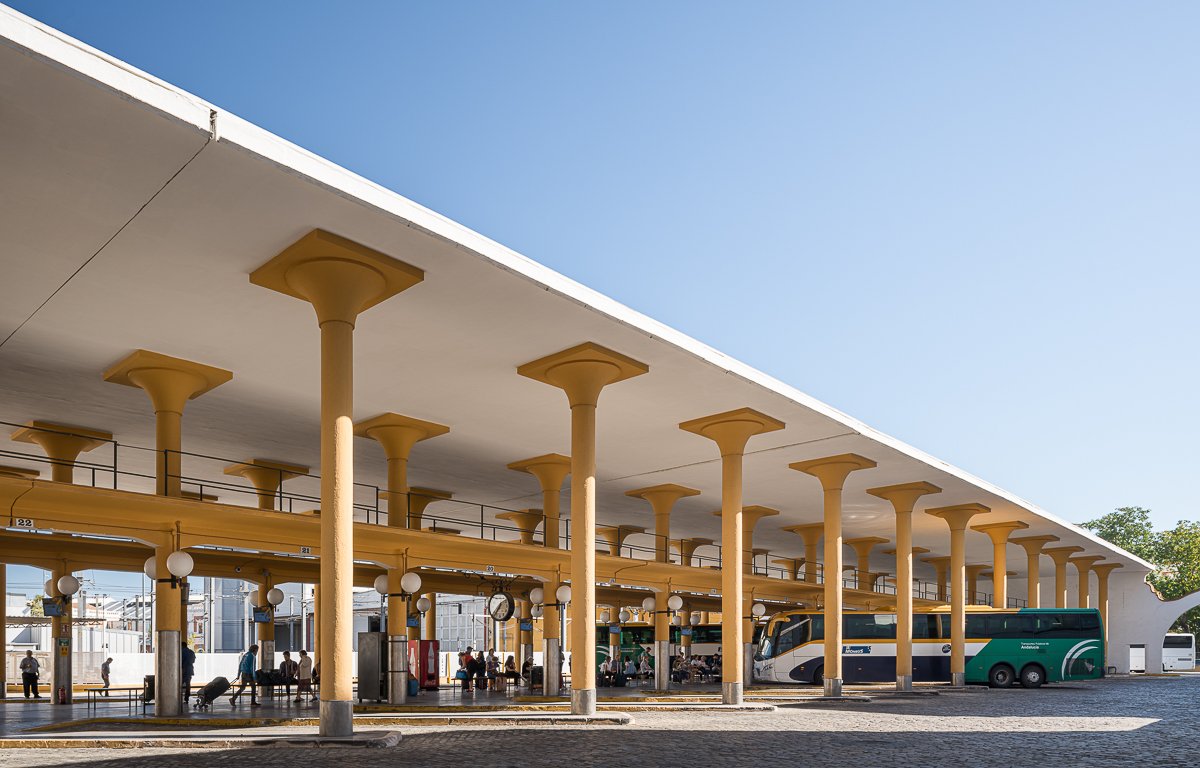 Reportaje para DOCOMOMO Ibérico de las Viviendas y Estación de Autobuses del Prado de San Sebastián